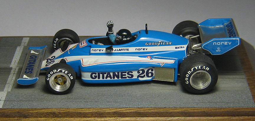 1/43 Scale 1977 Ligier JS7 Jacques Laffite Swedish Grand Prix