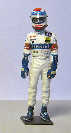 1/43 1987 Nelson Piquet figure by Racing Dioramics